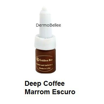 Pigmento Golden Rose Deep Coffee - Castanho Escuro 8ml