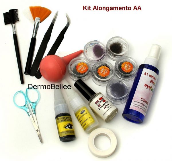 Alongamento Cílios Kit AA Pronta Entega