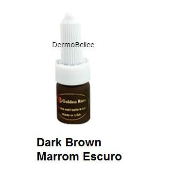 Pigmento Golden Rose Dark Brown - Castanho Escuro 8ml