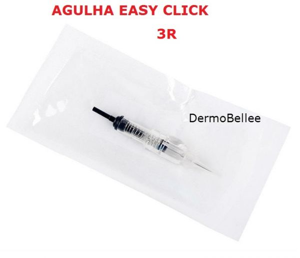 01 Agulha Easy Click 3RL 03 Pontas Circular